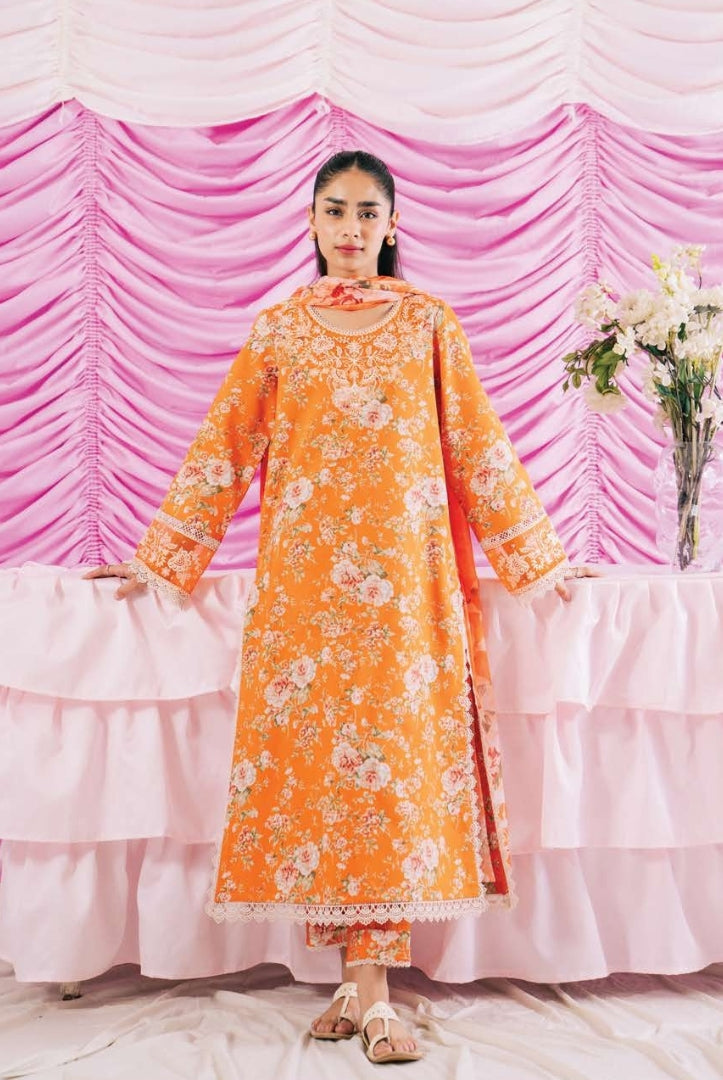 Rinesa By Ayzel 3 Piece Stitched Suit - ELI