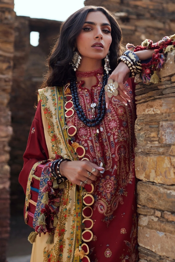 3 Piece Stitched Embroidered Suits From Elan Winter'24 Collection - ELNAZ