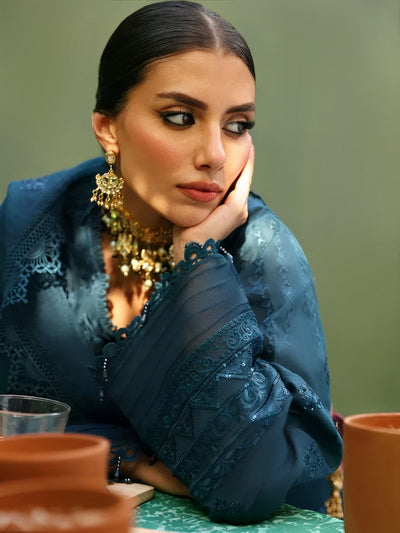 Nureh Mehmaan Nawazi 3 Piece Stitched Suit - 02