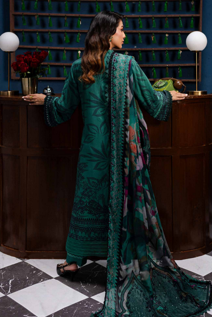 3 Piece Stitched Embroidered Suits From Gardenia By Nureh - 02