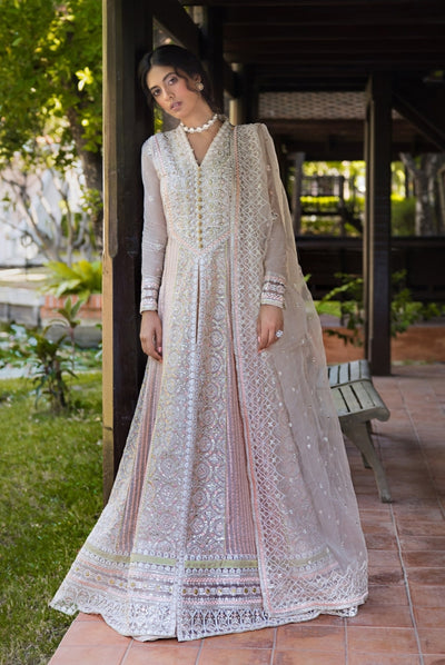 Roohi By Mushq 4 Piece Stitched Embroidered Organza Suit - ANIKA