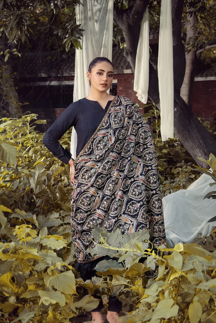 3 Piece Stitched DHANAK READY TO WEAR BY ADAN'S LIBAS - 7693