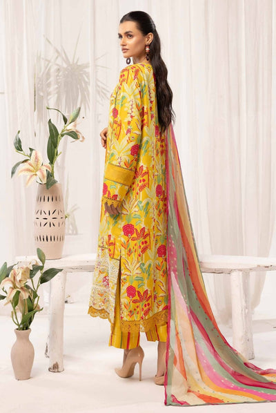 3 Piece Stitched Embroidered Digital Printed Suits Collection From Abeera By Johra - 02