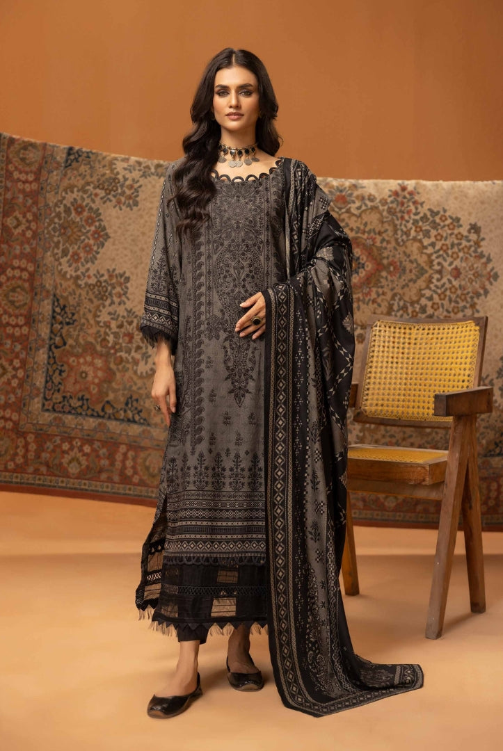 3 Piece Stitched Digital Printed Suits Collection From Roop By Johra - 02