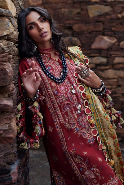 3 Piece Stitched Embroidered Suits From Elan Winter'24 Collection - ELNAZ