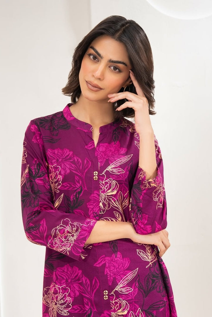 2 Pc Stitched Printed Lawn Suit By Limelight Summer Collection - 02