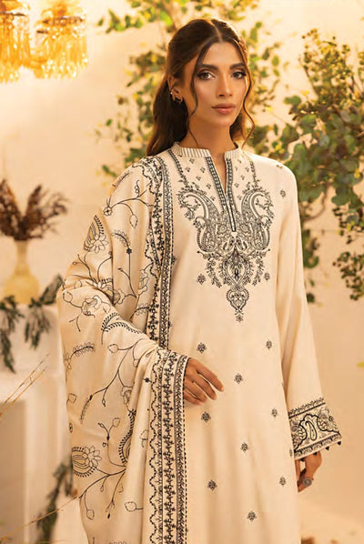 3 Pc Stitched Embroidered Winter Suits Collection By Lakhany - 02