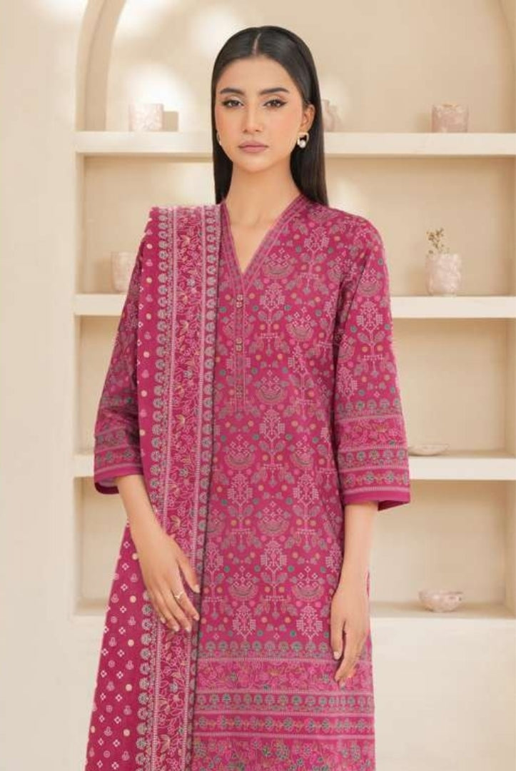 3 Pc Stitched Printed Lawn Suit By Limelight Summer Collection - 20