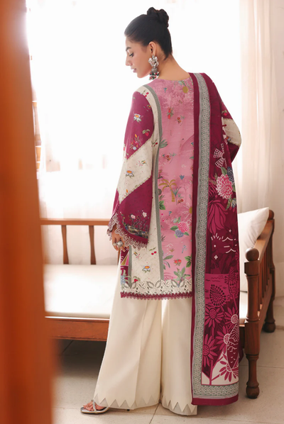 3 Piece Stitched Qalamkar Qprint'25 QW #10 (B) KENNA