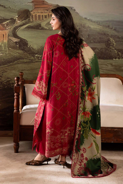 3 Piece Stitched Nureh Signature Printed Linen'25 SP-175