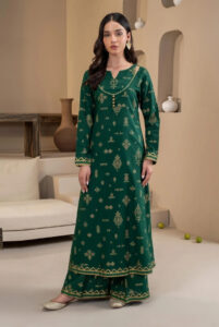 1 Pc Stitched Printed Khaddar Shirt By Limelight Winter Collection - 22