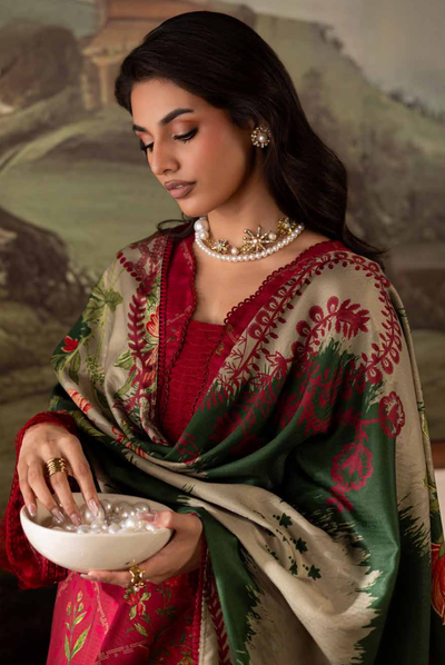 3 Piece Stitched Nureh Signature Printed Linen'25 SP-175