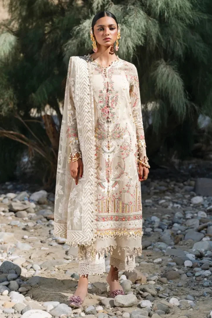 3 Piece Stitched Luxury Lawn Suit By Sana Safinaz - AN-00963