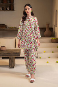 1 Pc Stitched Printed Khaddar Shirt By Limelight Winter Collection - 24