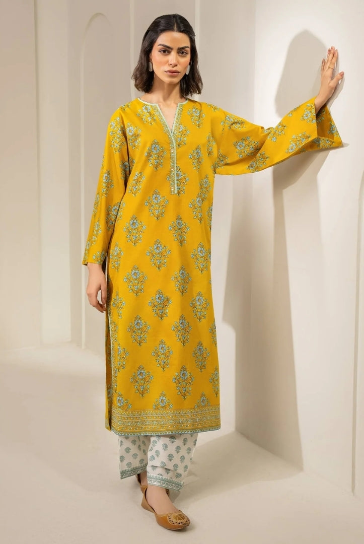 2 Pc Stitched Printed Lawn Suit By Limelight Summer Collection - 24