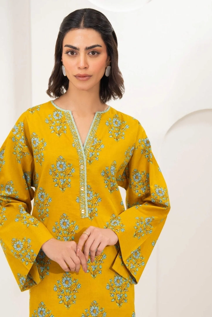 2 Pc Stitched Printed Lawn Suit By Limelight Summer Collection - 24