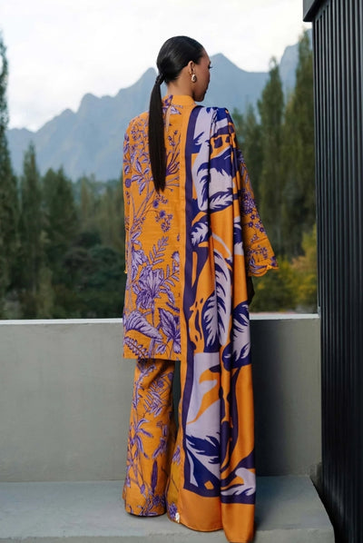 3 Piece Stitched Printed Khaddar Suit From M.Basics By Maria.B Collection - 24