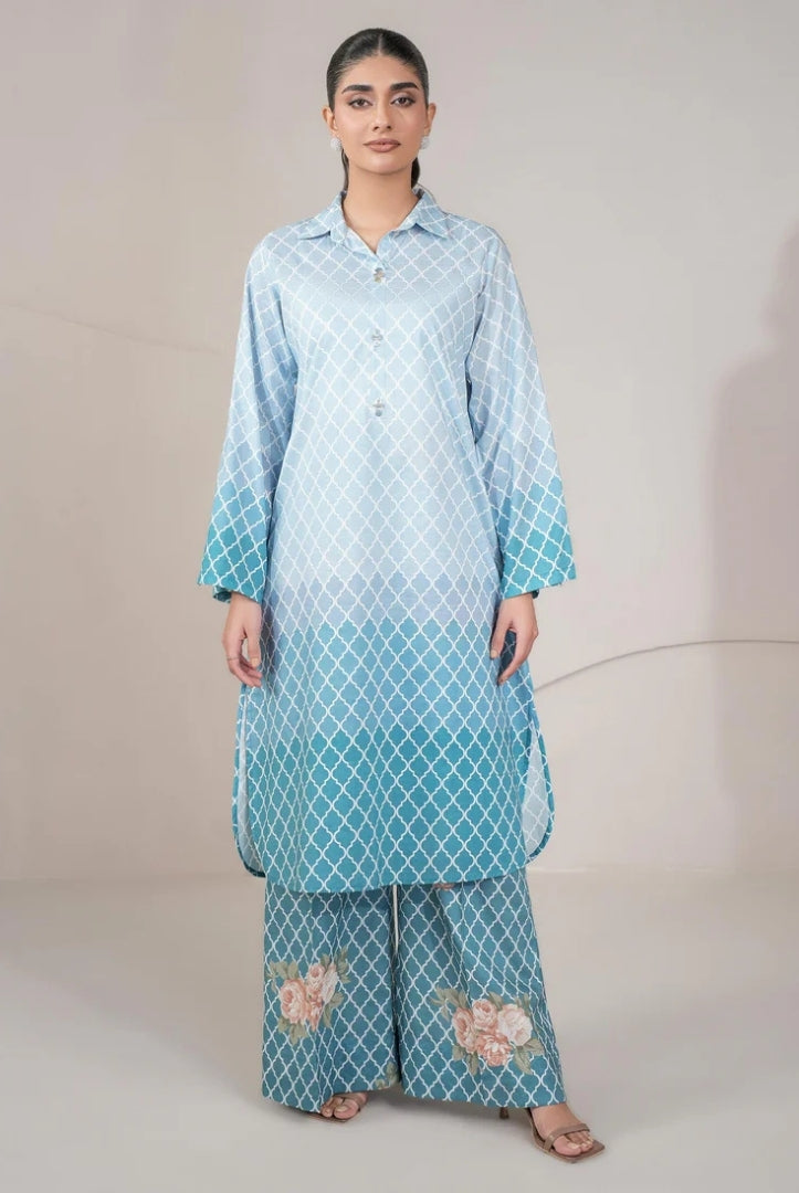 2 Pc Stitched Printed Lawn Suit By Limelight Summer Collection - 25