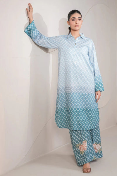 2 Pc Stitched Printed Lawn Suit By Limelight Summer Collection - 25