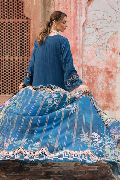 3 Piece Stitched Maya by Nureh Embroidered Self Linen Jacquard NU25MYA - NW-102