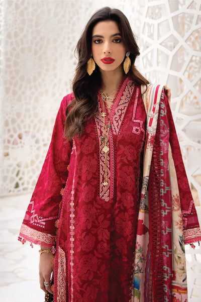 3Piece Stitched Suit By Farah Talib - ZEITOUN RED