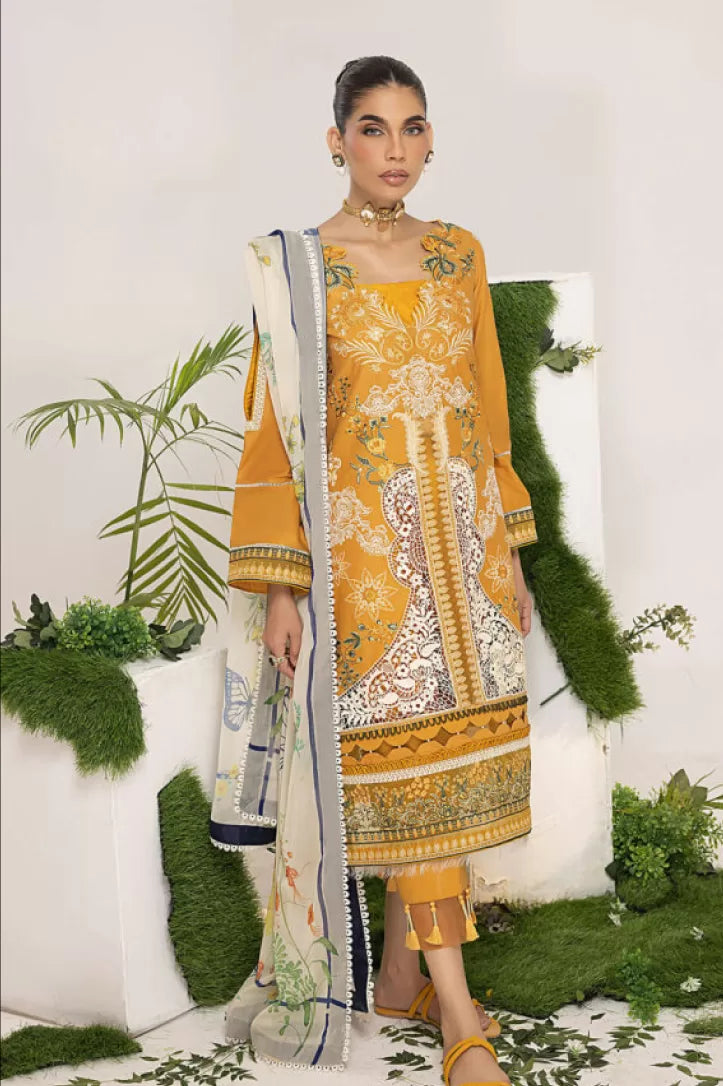 Aleyna By Asifa & Nabeel 3 Piece Stitched Suit - 07