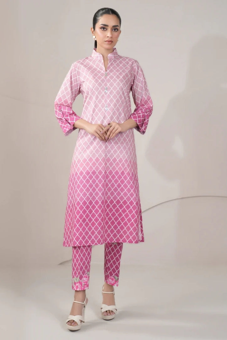 2 Pc Stitched Printed Lawn Suit By Limelight Summer Collection - 26