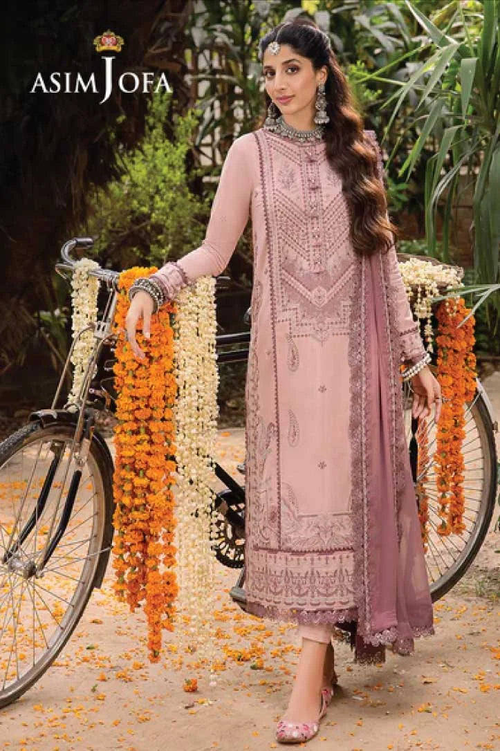 Asim Jofa Shadow Work 3Piece Stitched Suit – 22