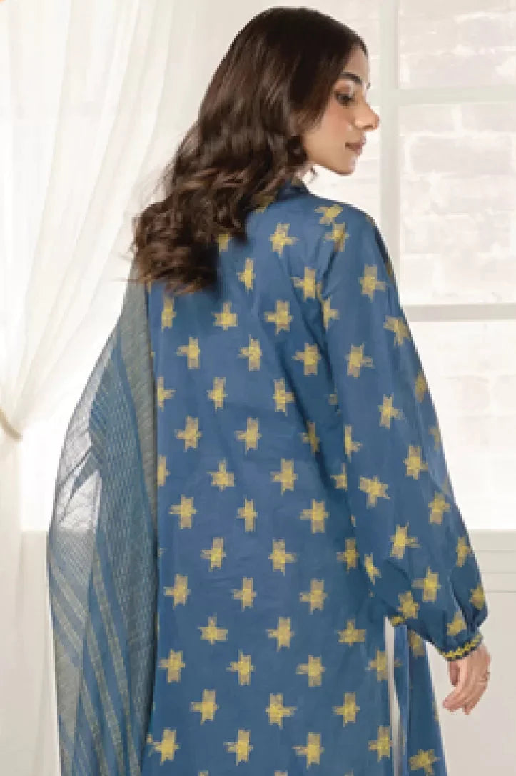 2 Piece Stitched Printed Lawn Suit By Limelight - 14