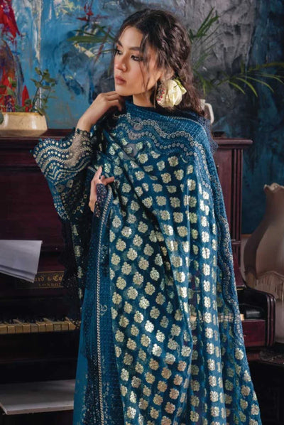 3 Piece Stitched Suit By Nureh Maya Jacquard - 05