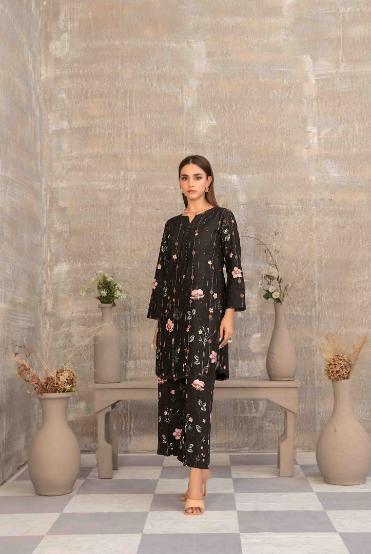 2 Piece Stitched Staple Sigital Print Saliha by Tawakkal Vol-1 - 09