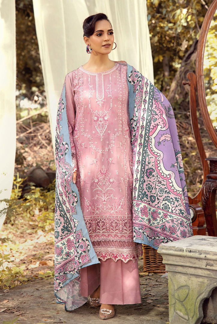 3 Piece Stitched DHANAK RTW Vol-02 BY ADAN'S LIBAS - 7794
