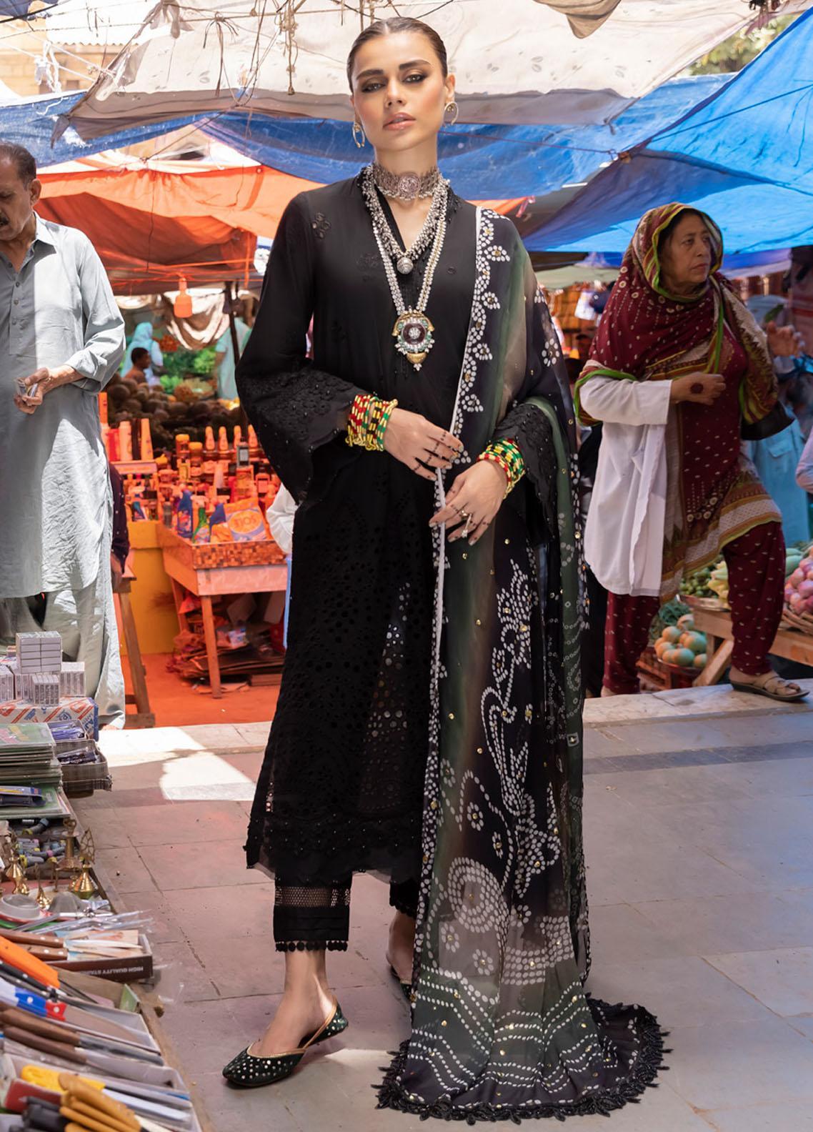 Nureh Bazaar 3 Piece Stitched Suit - 04