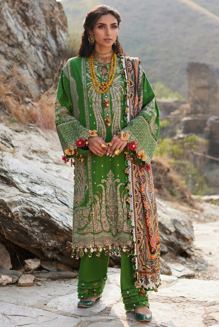 3 Piece Stitched Embroidered Suits From Elan Winter'24 Collection - CORA