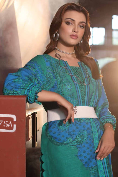 3 Piece Stitched Printed Khaddar Suit From Charizma C-Prints Vol-1 - 03