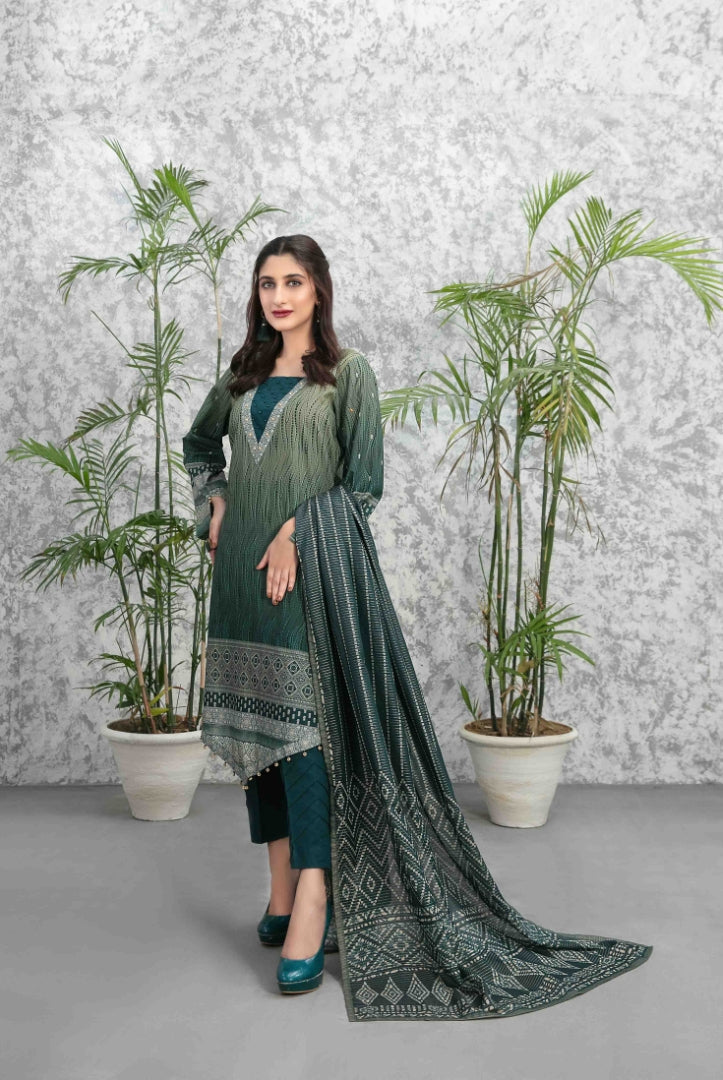 Tawakkal Milan 3 Piece Stitched Suit - 03