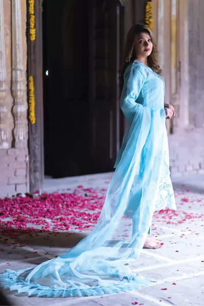 Zainab Sultan 3Piece Stitched Suit - ROMA