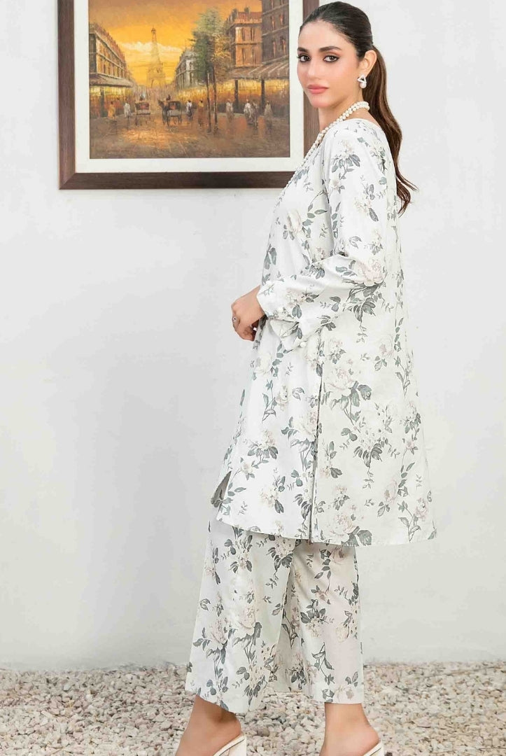 2 Piece Stitched Digital Printed Lawn Suit From Nada By Tawakkal - 03