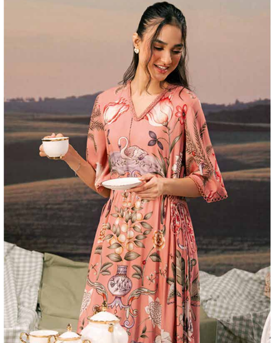 3 Piece Stitched Embroidered Linen Casual - Pre/Fall 25 Winter M.Basics by MARIA.B  - MBPF#03