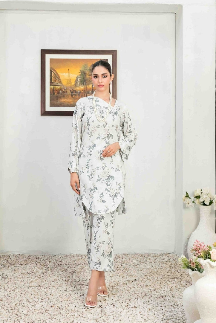 2 Piece Stitched Digital Printed Lawn Suit From Nada By Tawakkal - 03