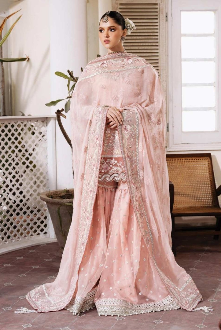 Muse By Serene 3 Piece Stitched Embroidered Chiffon Suit - ROSEE