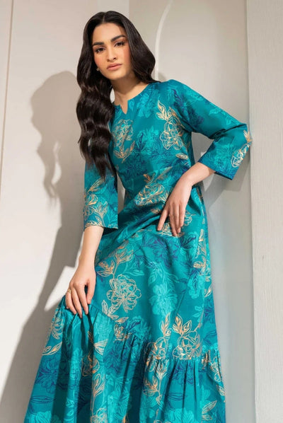 2 Pc Stitched Printed Lawn Suit By Limelight Summer Collection - 03