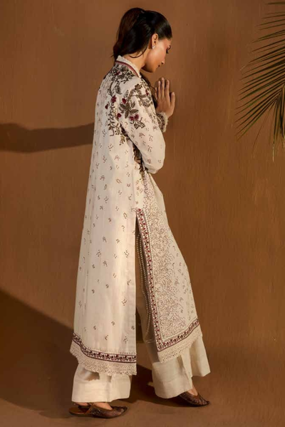 3 Piece Unstitched Embroidered Herringbone Winter Shawl by Sobia Nazir WS25-Design - 6 A