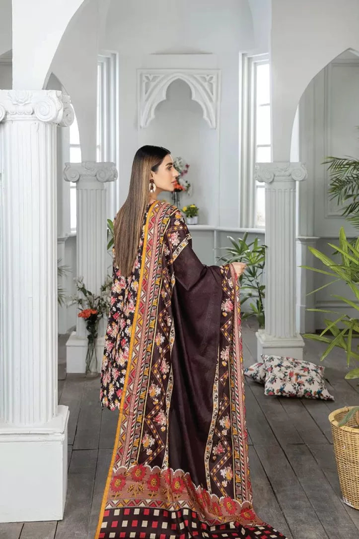 Johra Raiza 3 Piece Stitched Suit - 04