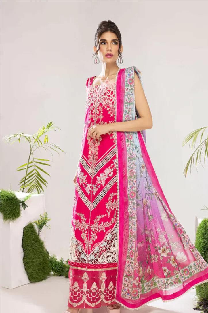 Aleyna By Asifa & Nabeel 3 Piece Stitched Suit - 04