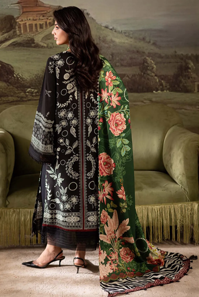 3 Piece Stitched Nureh Signature Printed Linen'25 SP-178