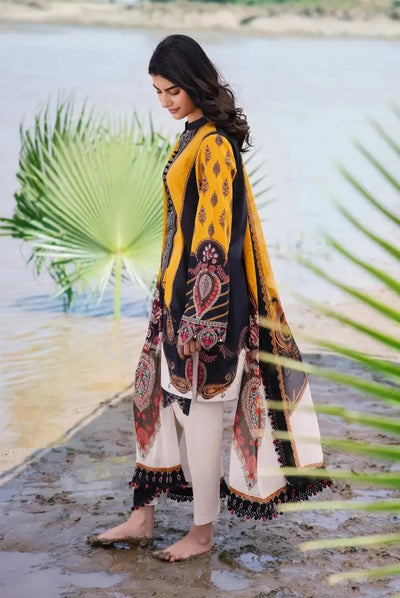 3 Piece Stitched Embroidered Suit By Ravi Kinare Collection From M.Basics By Maria.B - 22