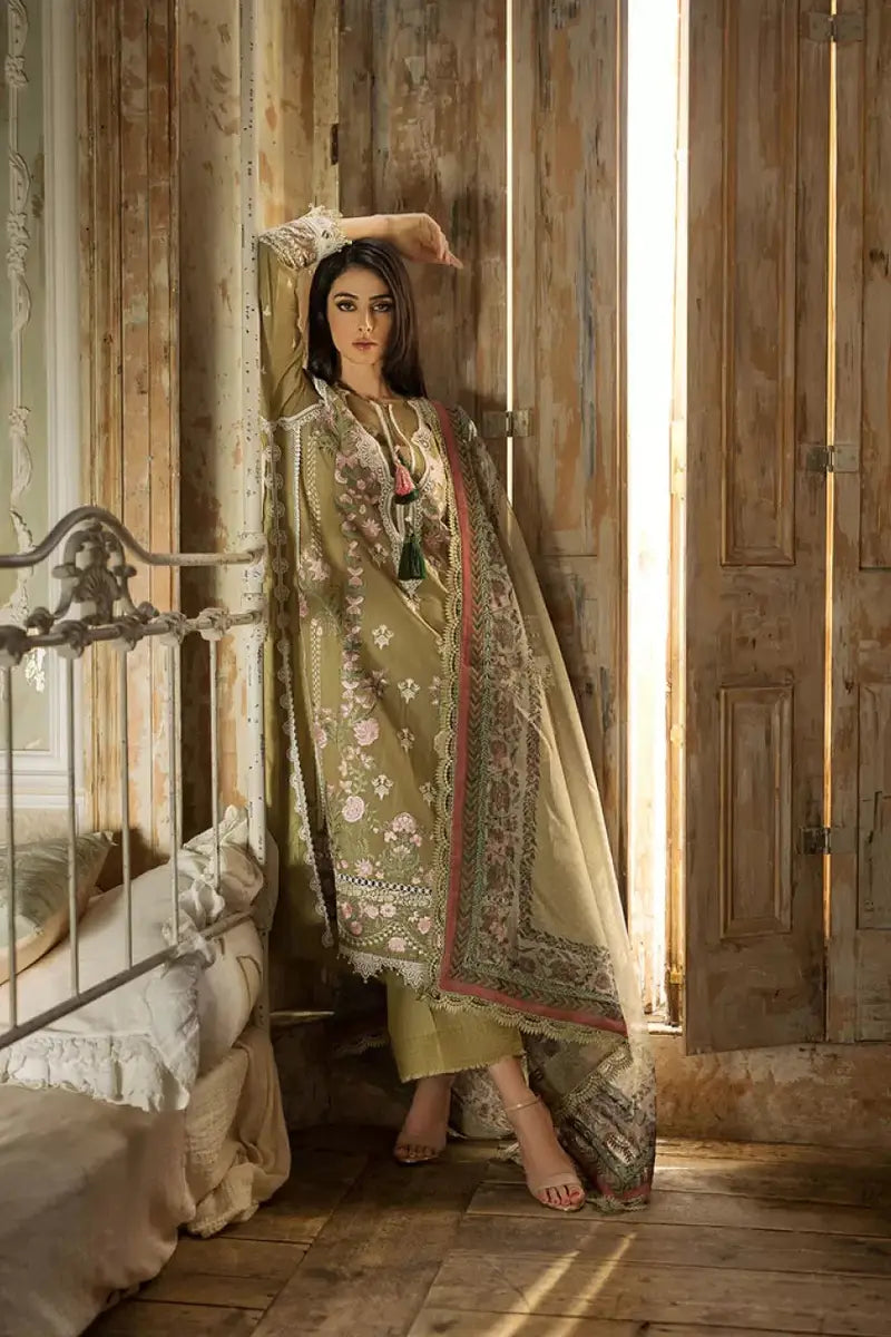 3 Piece Stitched Suit Luxury Lawn By Sobia Nazir - AN-00704