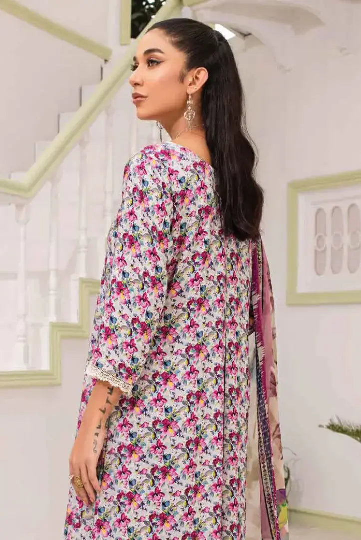 3 Piece Stitched Suits By Sakina Anarkali - 01