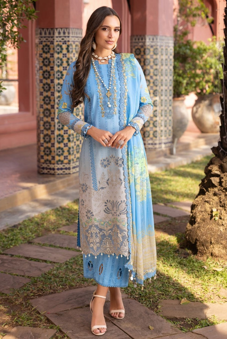 3 Piece Stitched Embroidered Lawn Suit From Charizma Sunshine Vol 1 Collection - 04